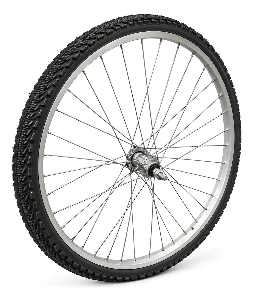 Rueda Alum Del Rod. 26 Mtb + Cubierta Dhs Slick + Cámara