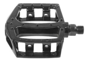 Pedal Bmx Aluminio Negro, S/reflec. C/bolillas Eje 9/16 348