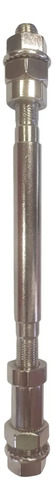 Eje Rueda Trasero Bici Macizo Para Rulemanes Largo 180 Mm. - Imagen 3