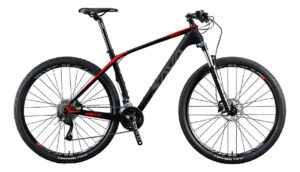 Bicicleta De Carbono Mtb Sava Deck 2.0. Color Negro/rojo Tamaño Del Cuadro 15