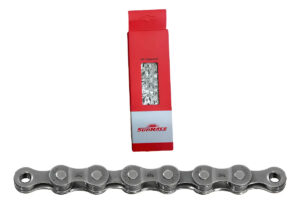 Cadena Sunrace Cn12a 12 Velocidades P/ Bici. 126 Esl. Plata